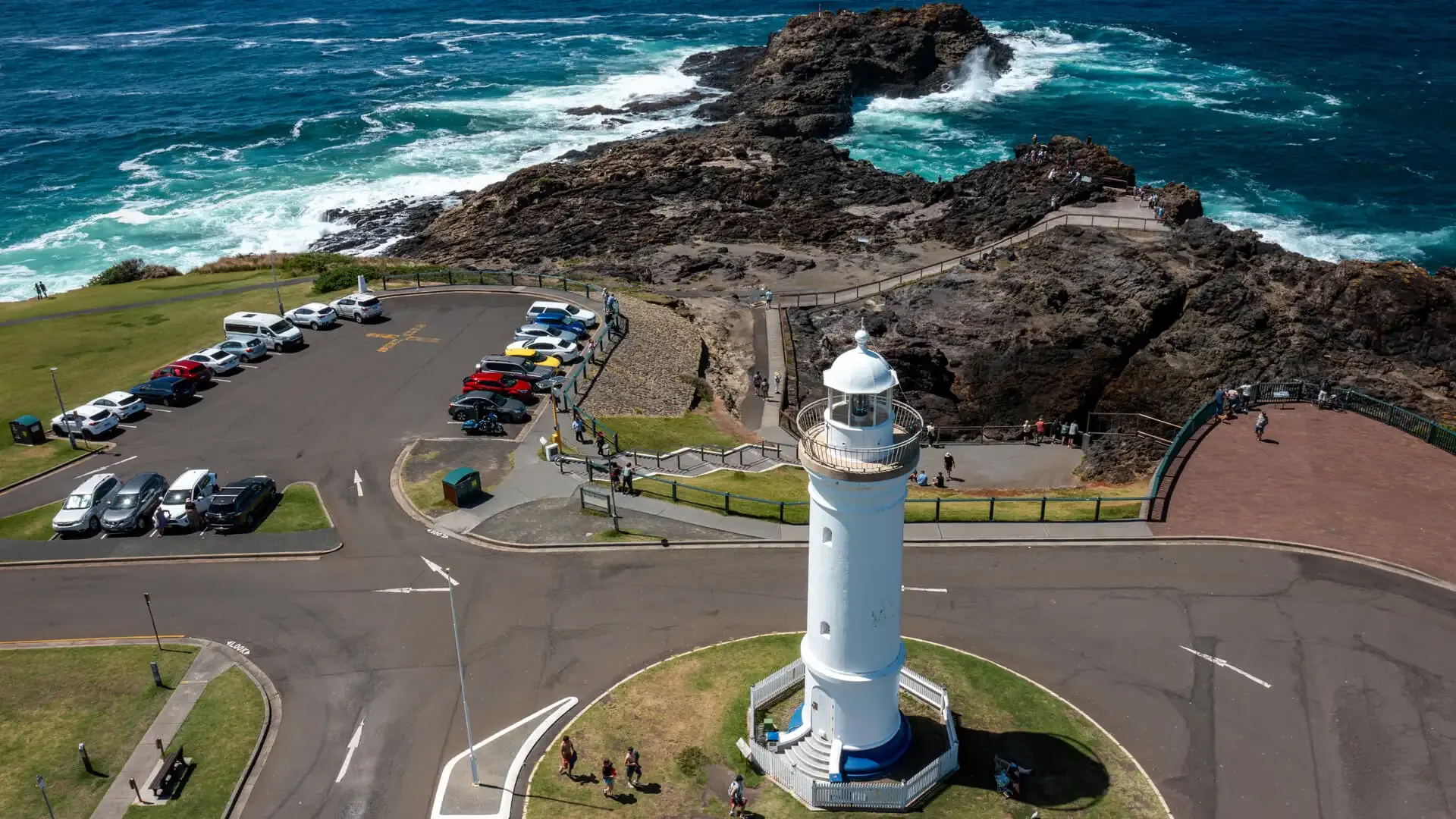 Lighthouse and view over the shore line