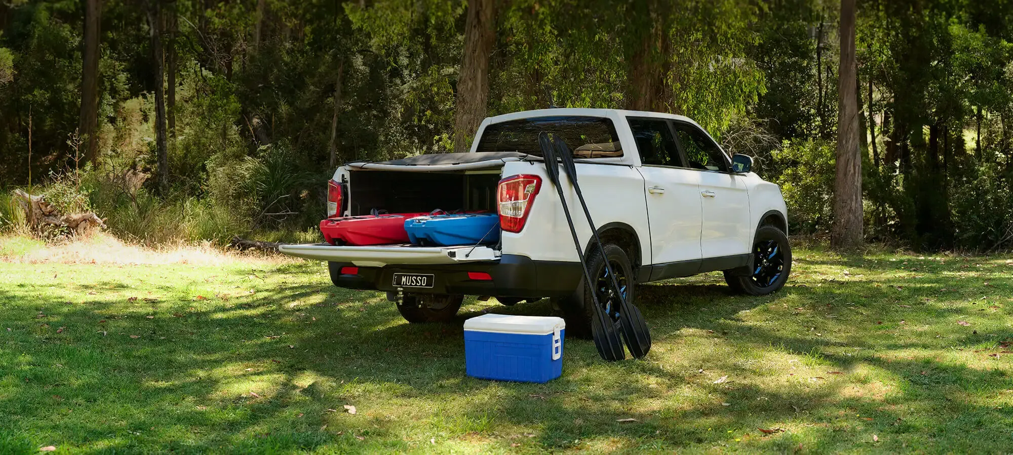 ssangyong kgm musso 4 wheel drive ute off-road