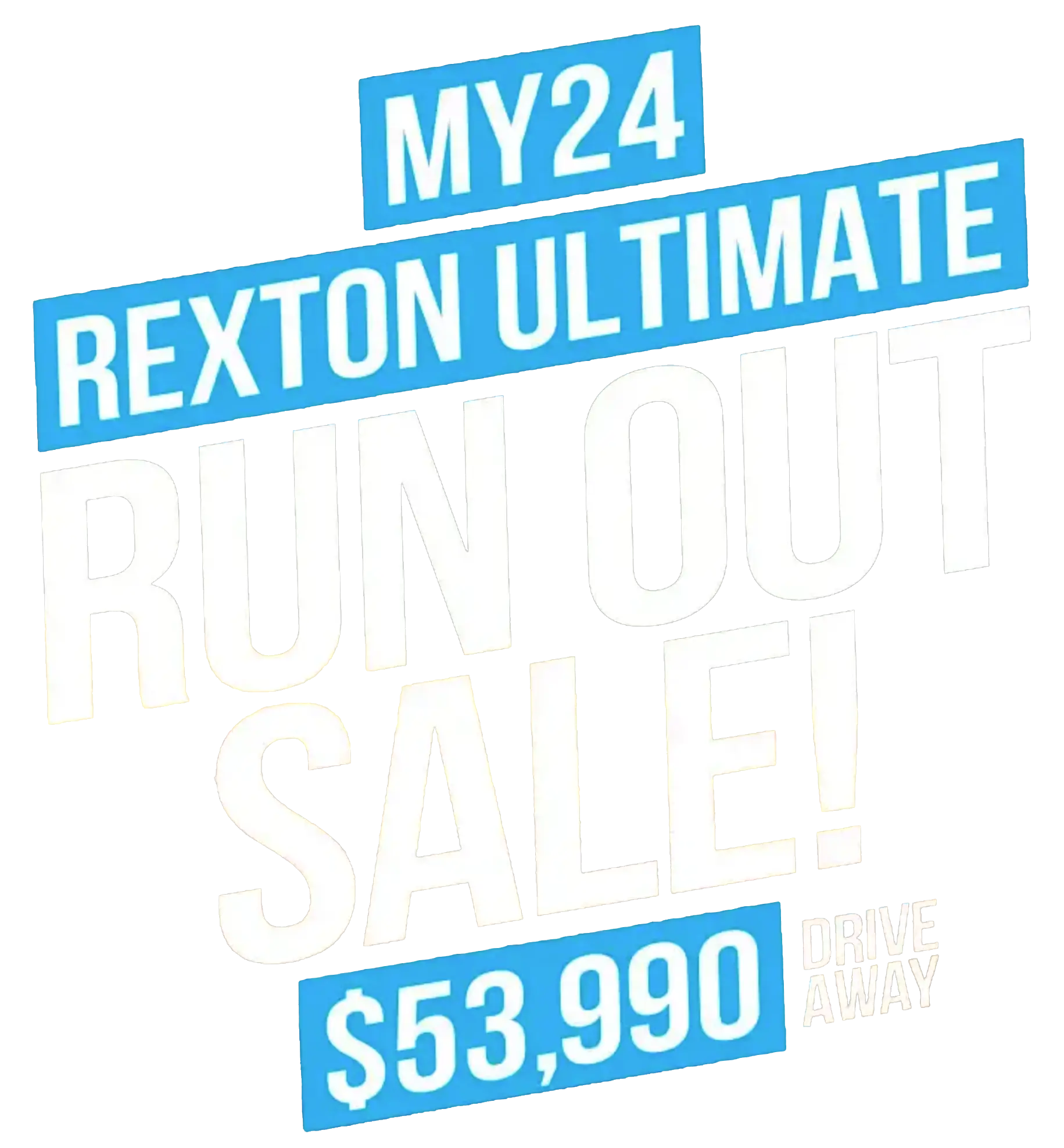 Rexton Run Out Sale - Save over $5,000 on a new Rexton*